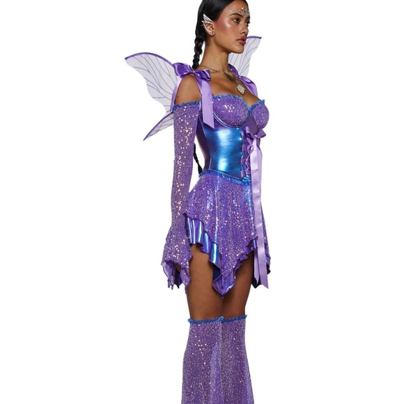 Purple Fairy Costume - Picture 2 of 3